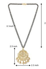 Buy Women's Alloy Mangalsutra in White - Front