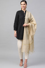Buy Art Silk Woven Design Dupatta in Beige
