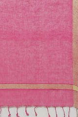 Pink Linen Woven Dupatta Collection Online