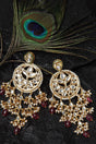 Buy Women's Sterling Silver Large Dangle Earrings in Gold