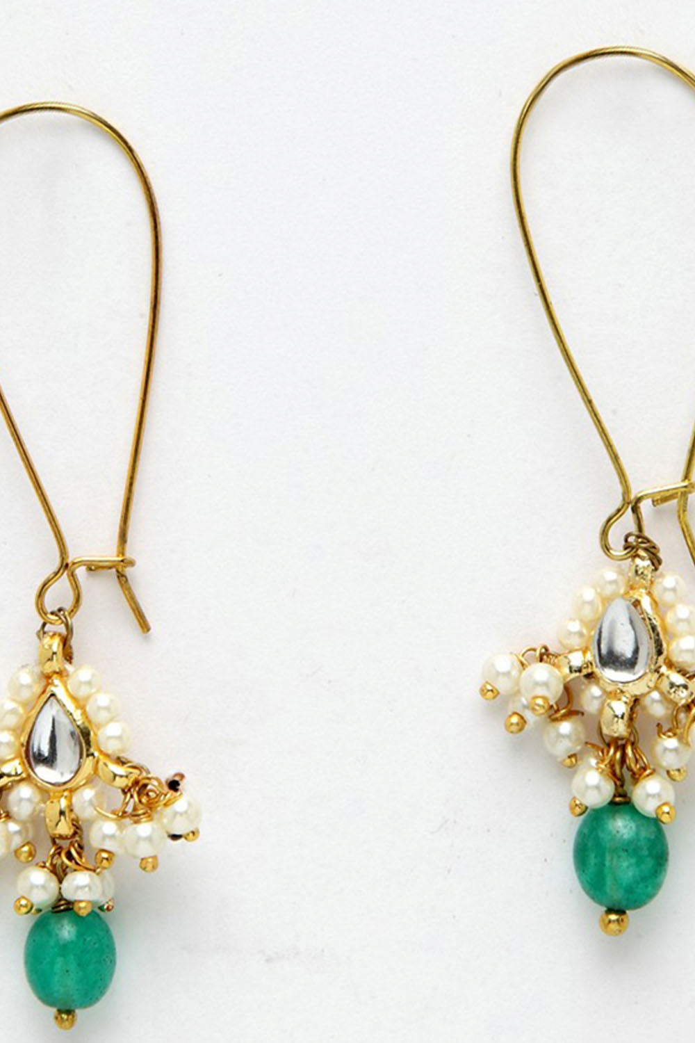 Shop Women's Drop Earrings in Green