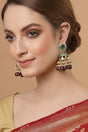 Buy Women's Sterling Silver Jhumka Earring in Blue Online