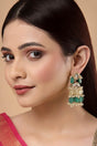 Buy Women's Sterling Silver Jhumka Earring in Green