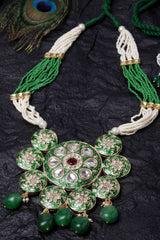 Buy Women's Sterling Silver Necklace in Green