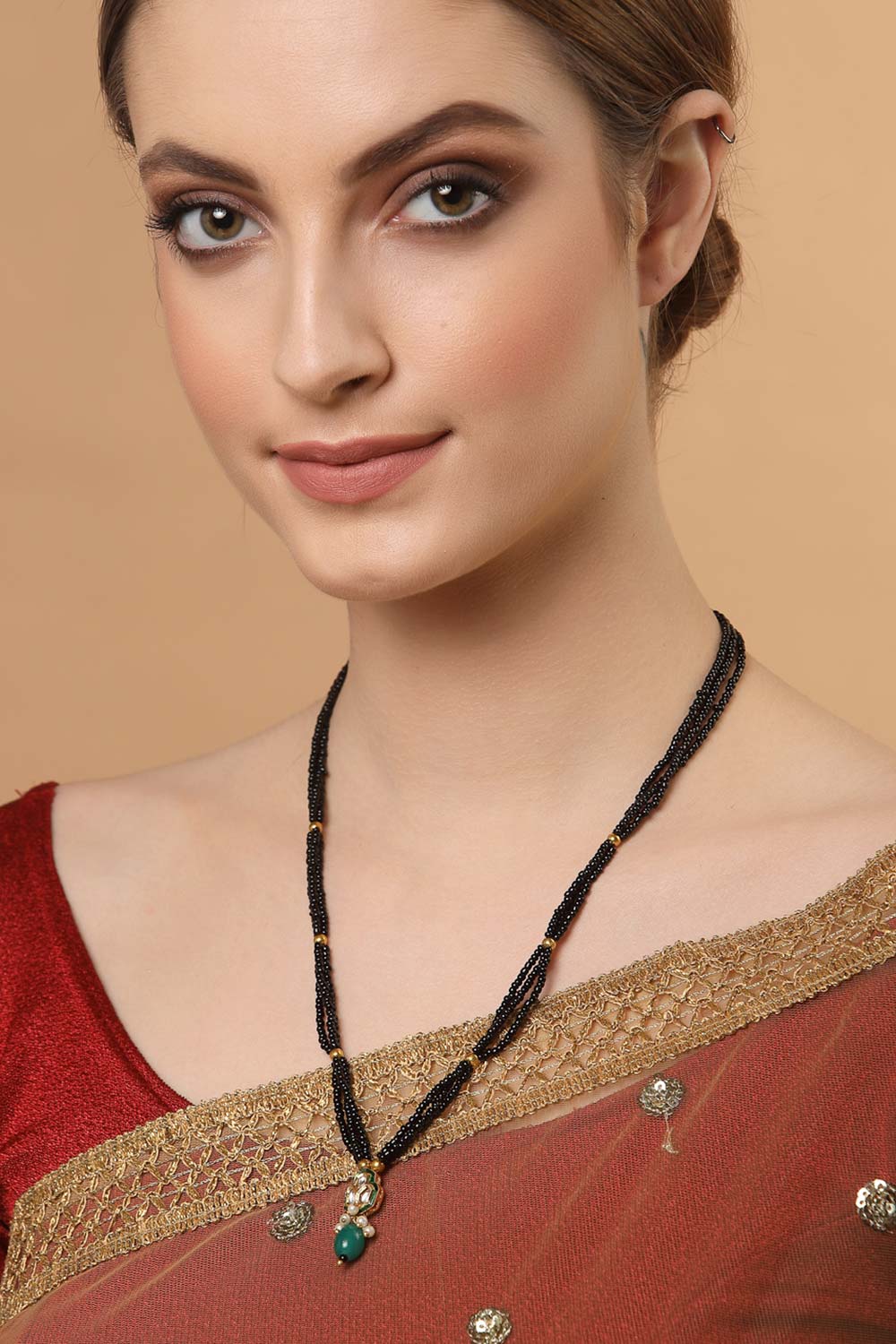 Buy Women's Copper Mangalsutras in Green Online