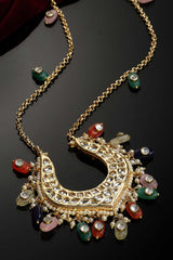 Buy Women's Sterling Silver Necklace in Gold - Back