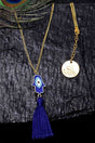 Buy Women's Copper Necklace in Blue