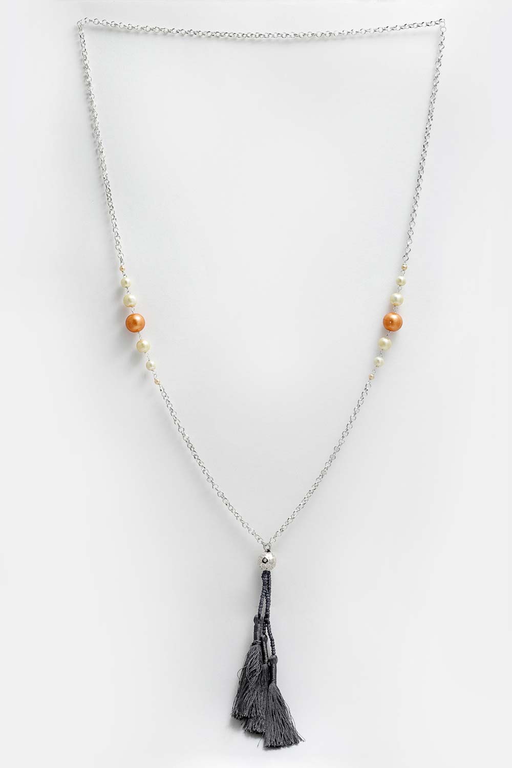 Buy Women's Copper Necklace in Grey - Front