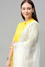 Buy Art Silk Woven Dupatta in White Online
