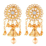 Alloy Large Dangle Earrings In Gold