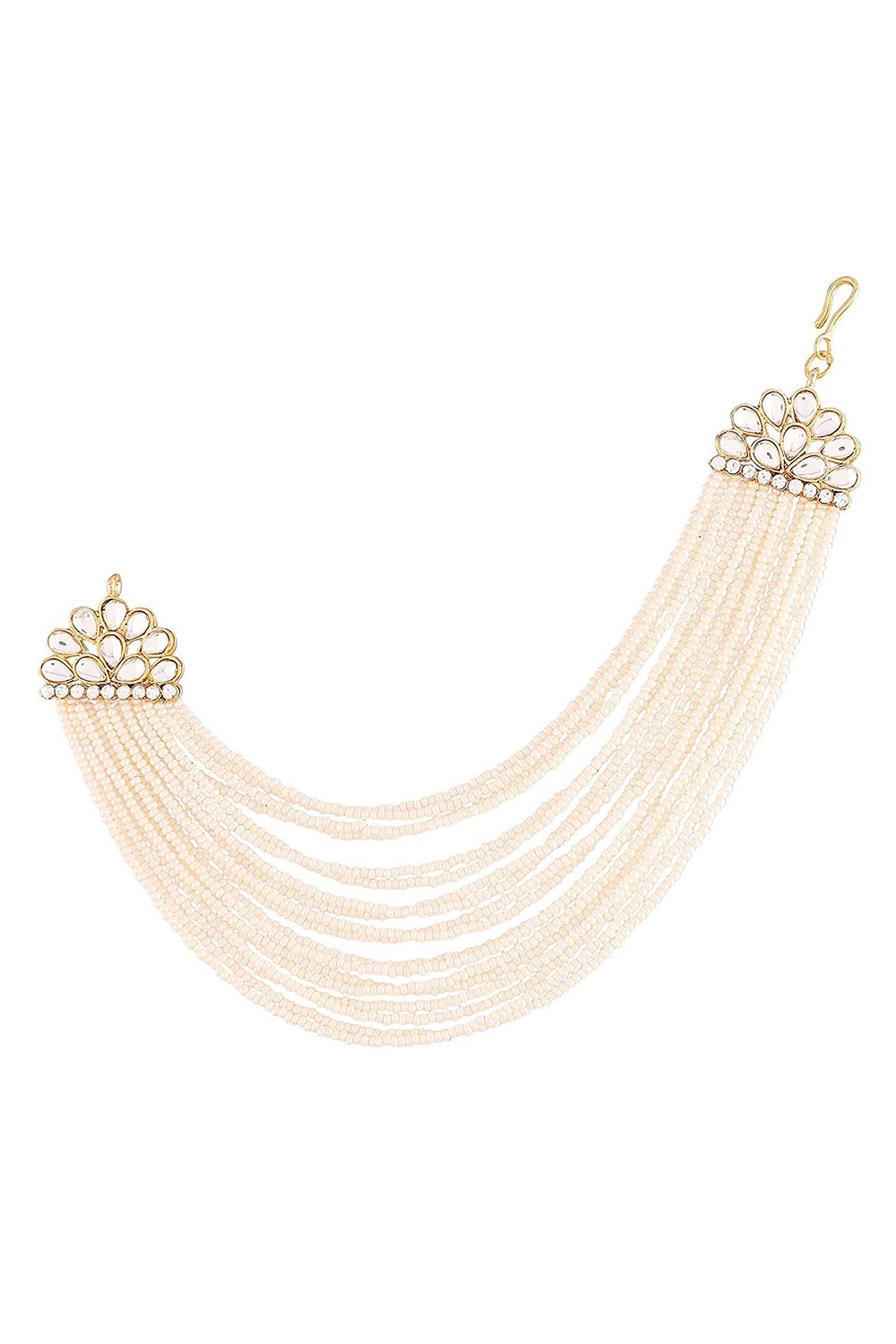 Buy Women's Alloy Earring Chain in White Online - Zoom In