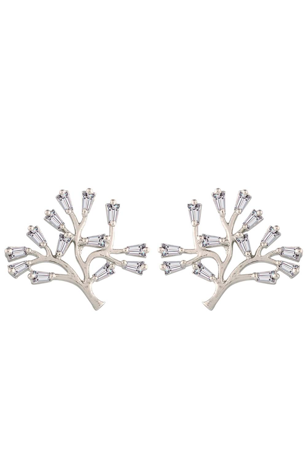 Buy Women's Alloy Tree Studs Earring in Rose Gold