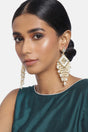 Buy Women's Alloy Large Dangle Earring in White Online