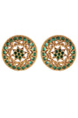 Buy Women's Alloy Stud Earring in Green Online