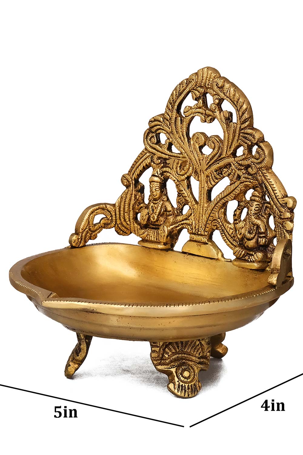 Brass Ganesh Laxmi Diya