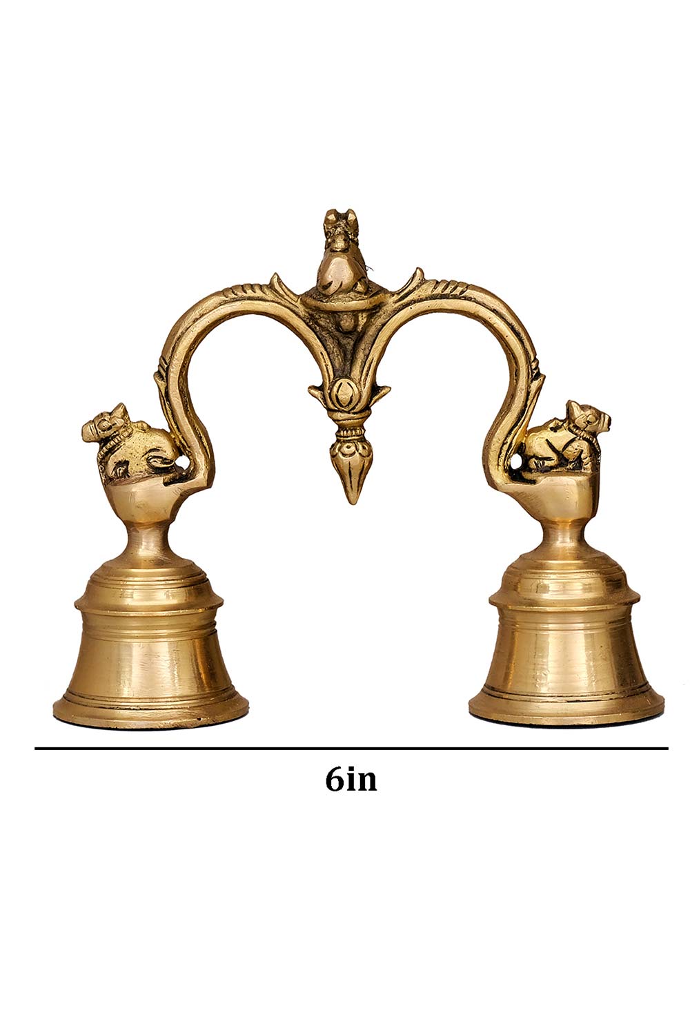 Brass Nandi Bell For Pooja