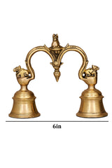 Brass Nandi Bell For Pooja