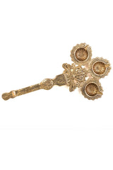 Brass Havan Spoon With 3 Diya