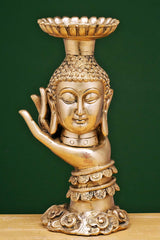 Brass Buddha Candle Stand