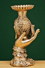 Brass Buddha Candle Stand