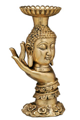 Brass Buddha Candle Stand