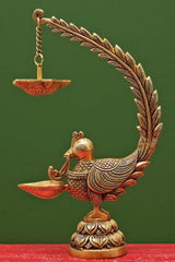 Brass Annam Bird Oil Brass Diya Lamp