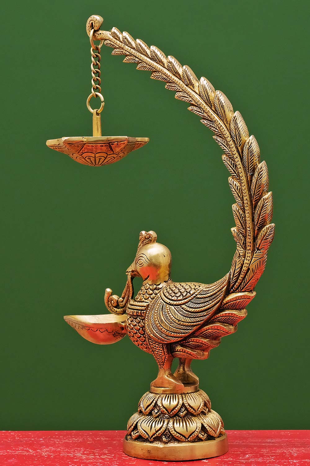 Brass Annam Bird Oil Brass Diya Lamp