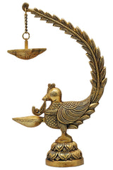 Brass Annam Bird Oil Brass Diya Lamp