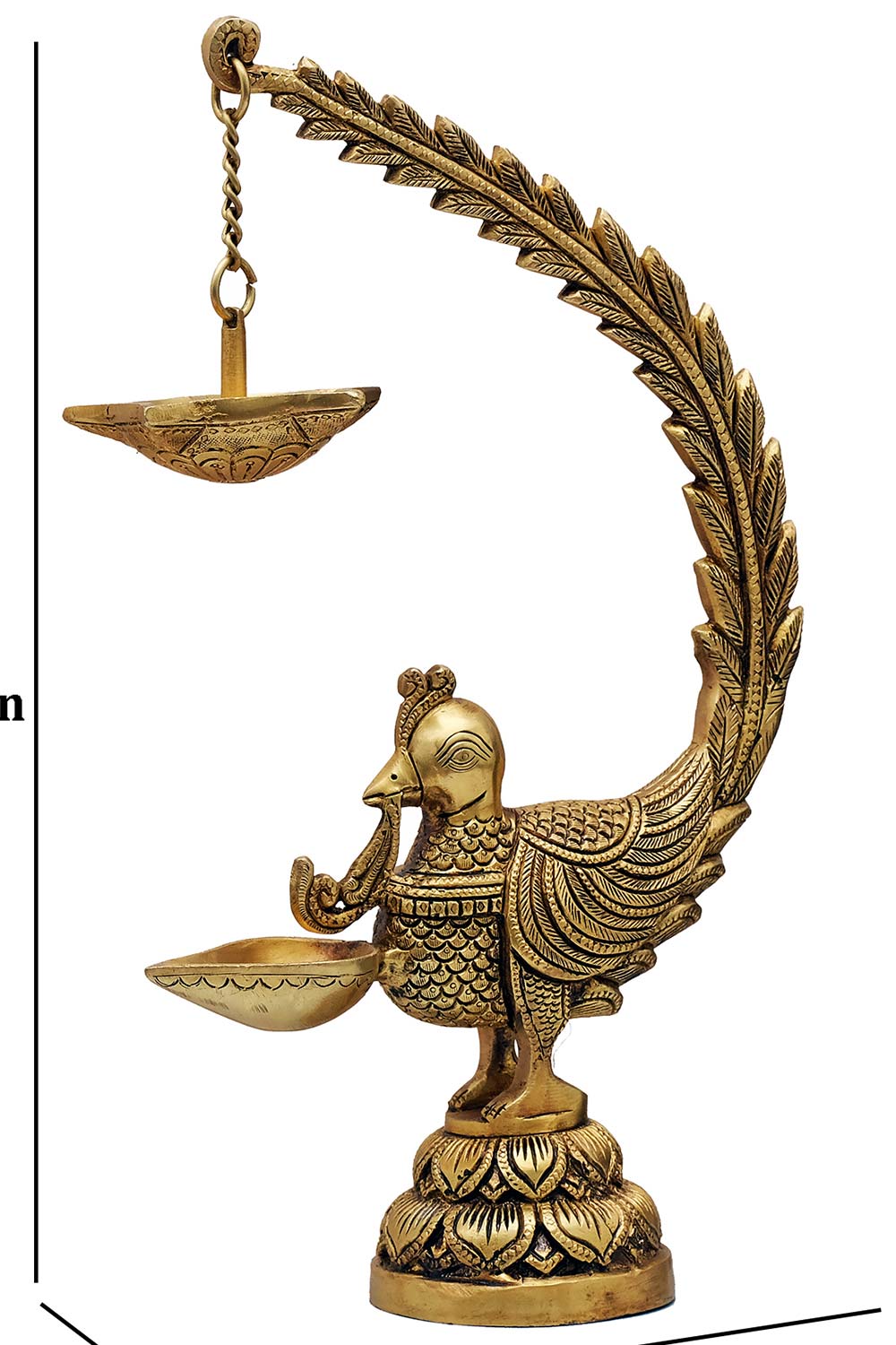 Brass Annam Bird Oil Brass Diya Lamp