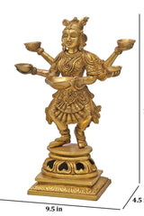 Brass Deep Lakshmi Sculpture For Decor