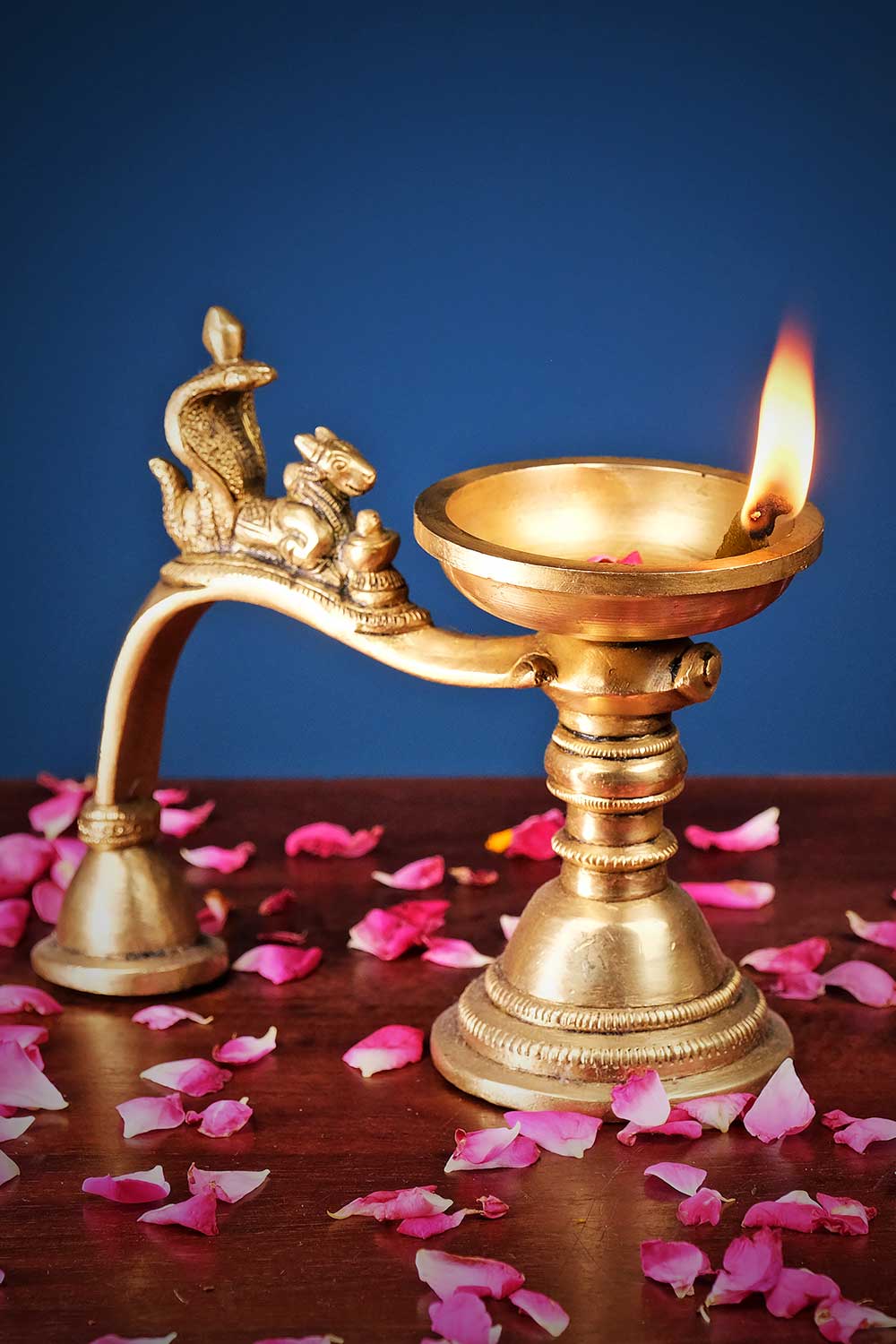 Brass Diya Oil Lamp Pooja Mandir Aarti Diya