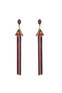 Shop  Alloys Earring For Women's  in Red and Black At KarmaPlace