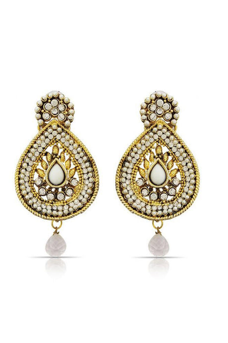 Shop  Alloys Earring Women's  in White At KarmaPlace