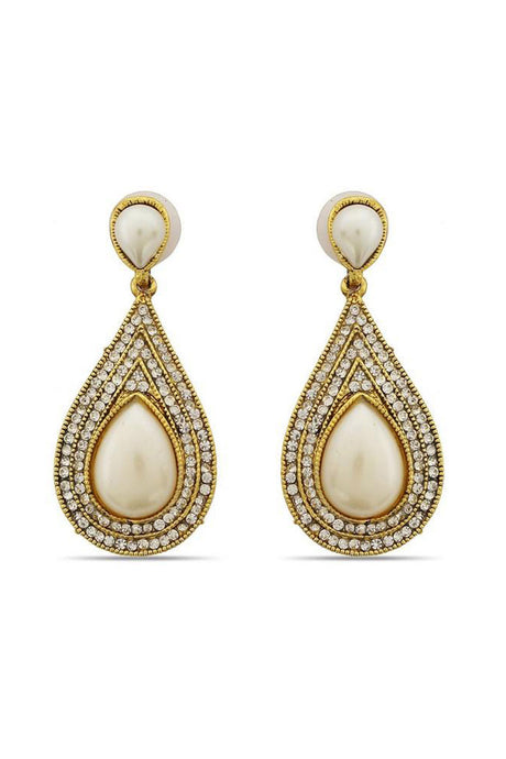 Shop  Alloys Earring For Women's  in White At KarmaPlace