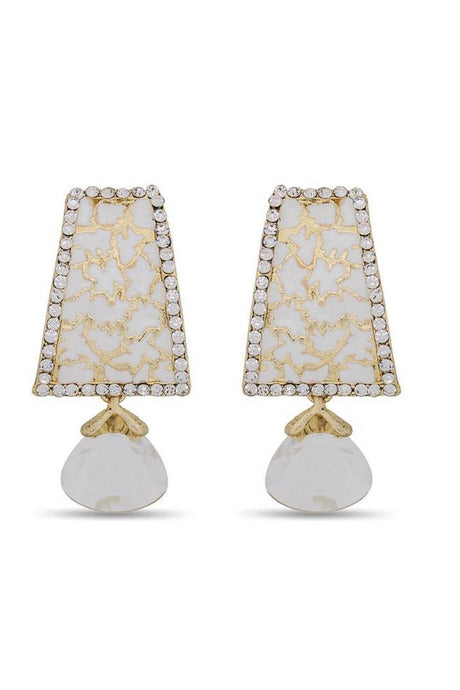 Shop  Alloys Earring For Women's  in White At KarmaPlace