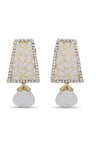 Shop  Alloys Earring For Women's  in White At KarmaPlace