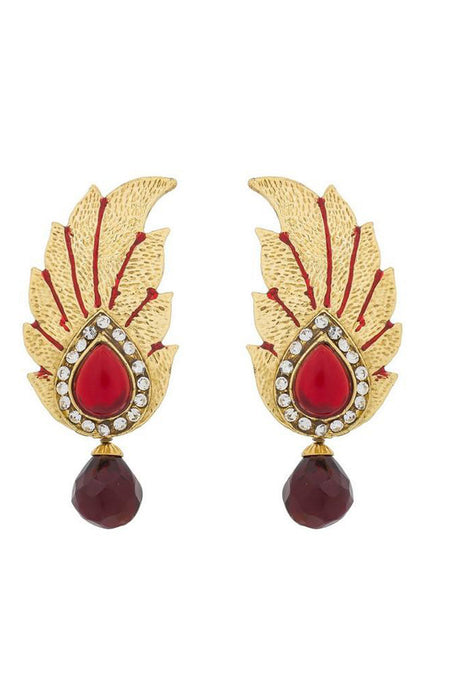 Shop Alloys Earring For Women's   in Red Online