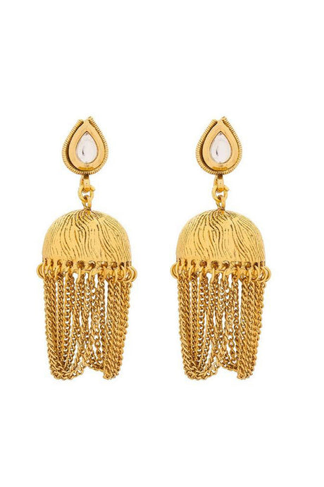 Buy Women's Alloys Earring in Gold Online