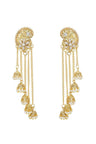 Women's Alloys Earring in Gold and White