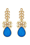 Shop  Alloys Earring For Women's  in Blue, Gold and White At KarmaPlace
