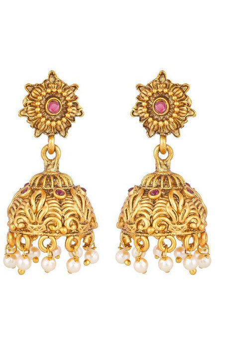 Shop Alloys Earring  For Women's  in Pink and White At KarmaPlace