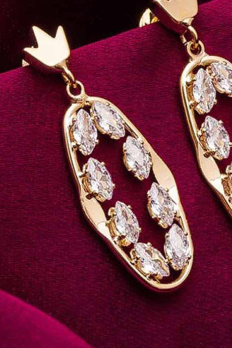  Shop Alloy Drop Earrings For Women's in Gold At KarmaPlace 