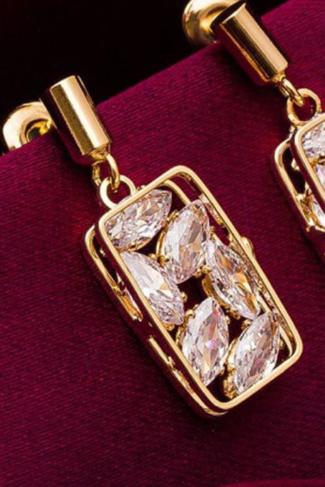 Shop Alloy Drop Earrings For Women's in Gold At KarmaPlace