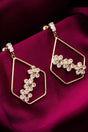 Buy Women's Alloy Drop Earrings in Gold Online 