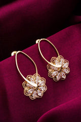 Women's Alloy Drop Earrings In Gold