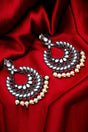 Buy  Luxor Women's Oxidized Silver Chandelier Earrings in Silver Online