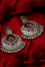  Buy Women's Alloy Large Dangle Earrings in Silver Online