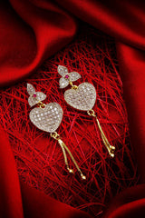  Buy Women's Alloy Large Dangle Earrings in Silver and Gold Online