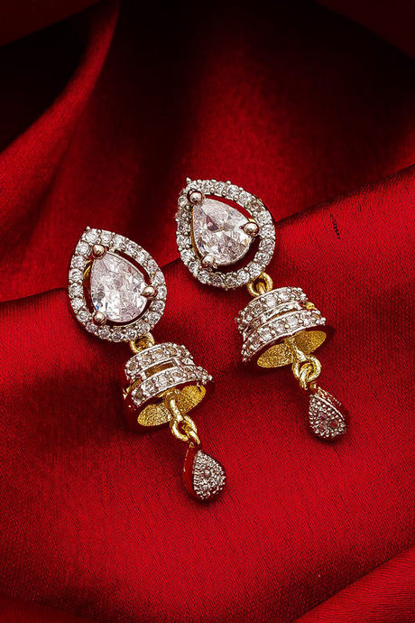  Buy Women's Alloy Drop Earrings in Silver and Gold Online