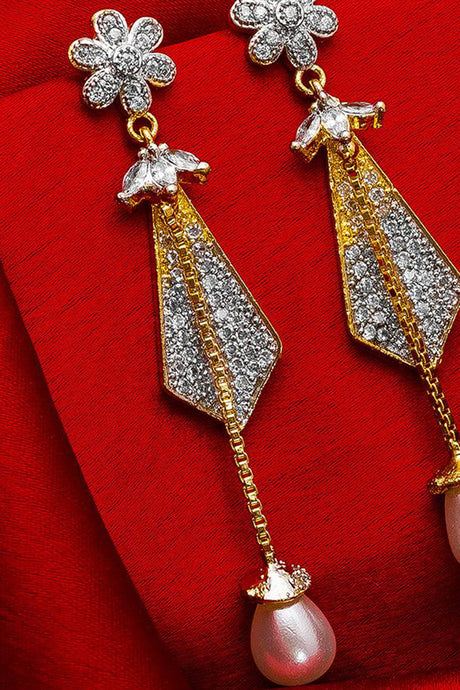 Shop Alloy Drop Earrings For Women's  in Gold and Silver At KarmaPlace 